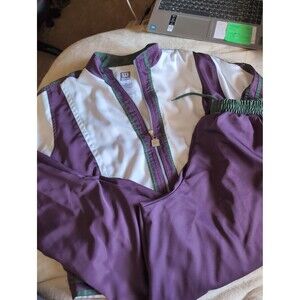 Wilson track suit set size medium purple and white